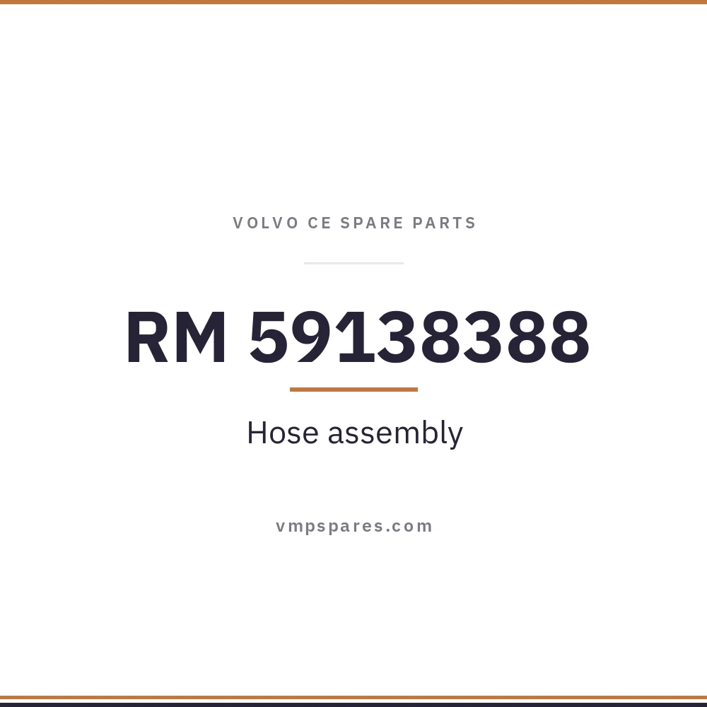 RM 59138388 – Hose assembly