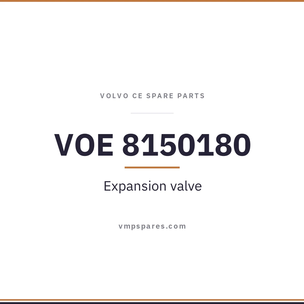 VOE 8150180 – Expansion valve