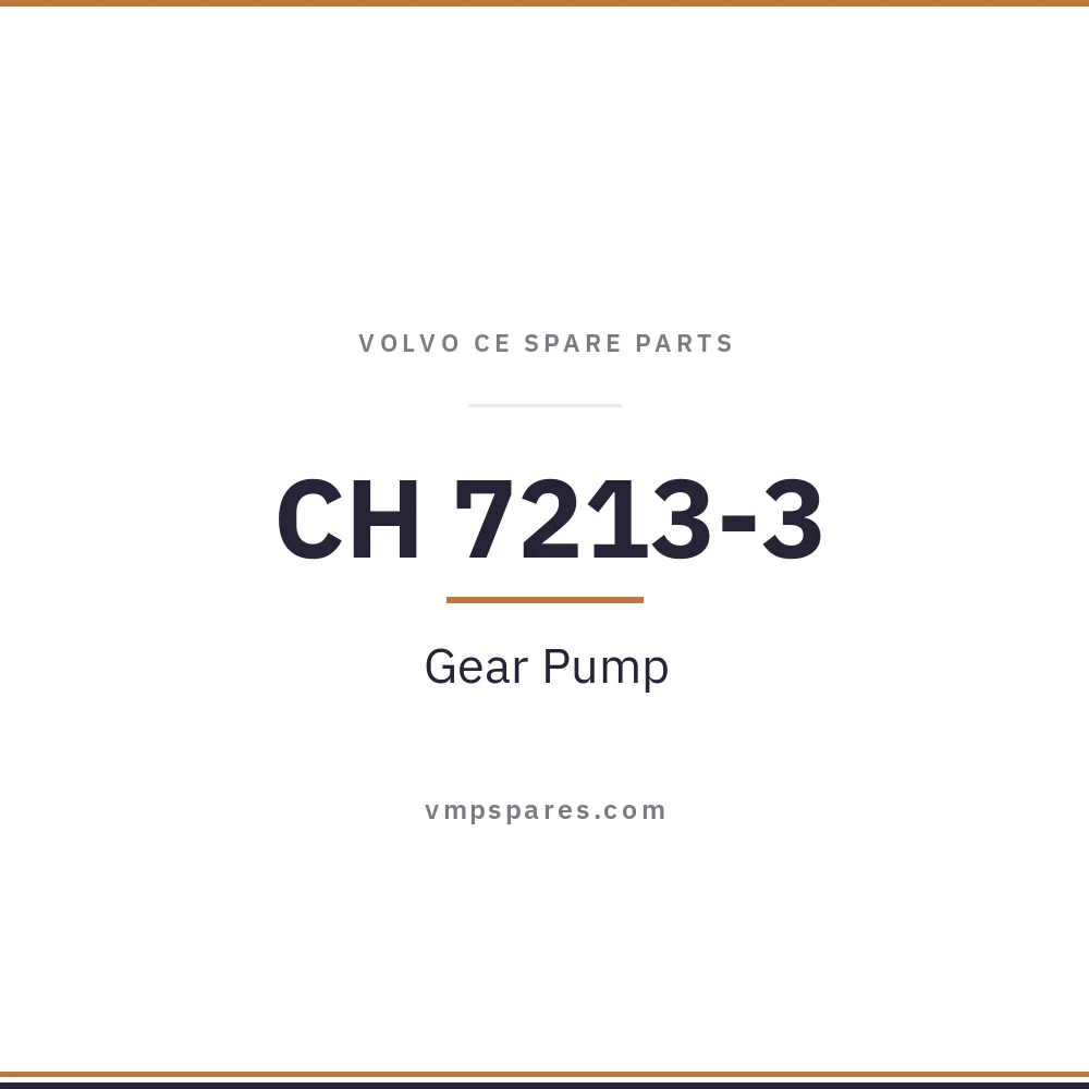CH 7213-3 – Gear Pump
