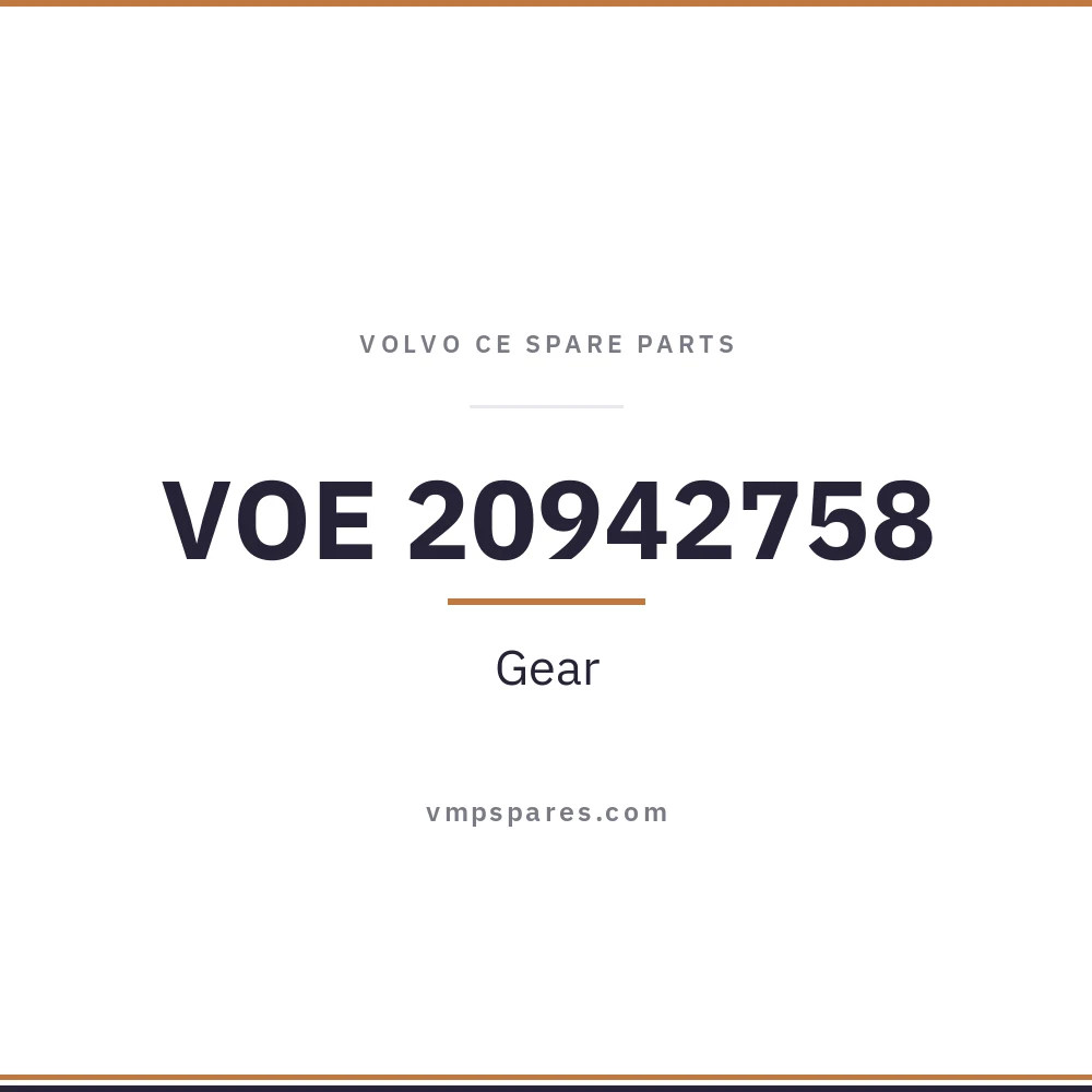 VOE 20942758 – Gear