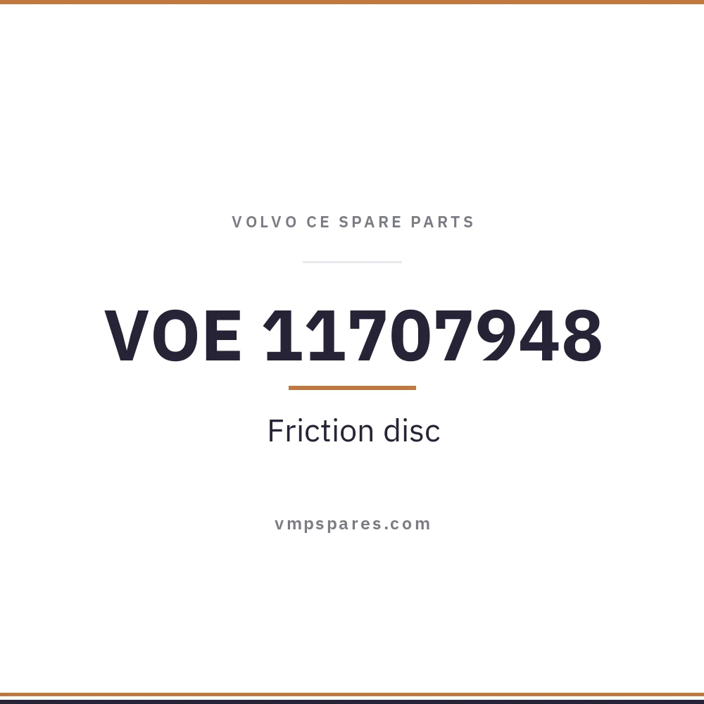 VOE 11707948 – Friction disc