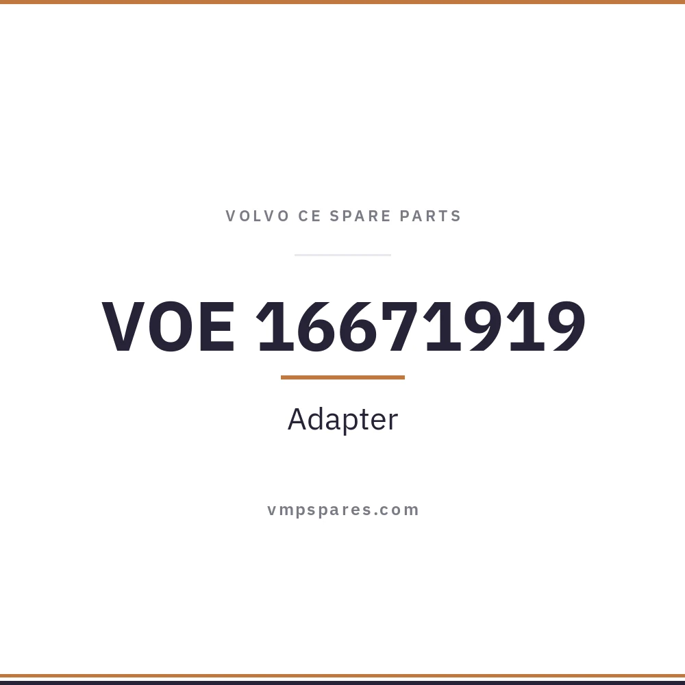 VOE 16671919 – Adapter