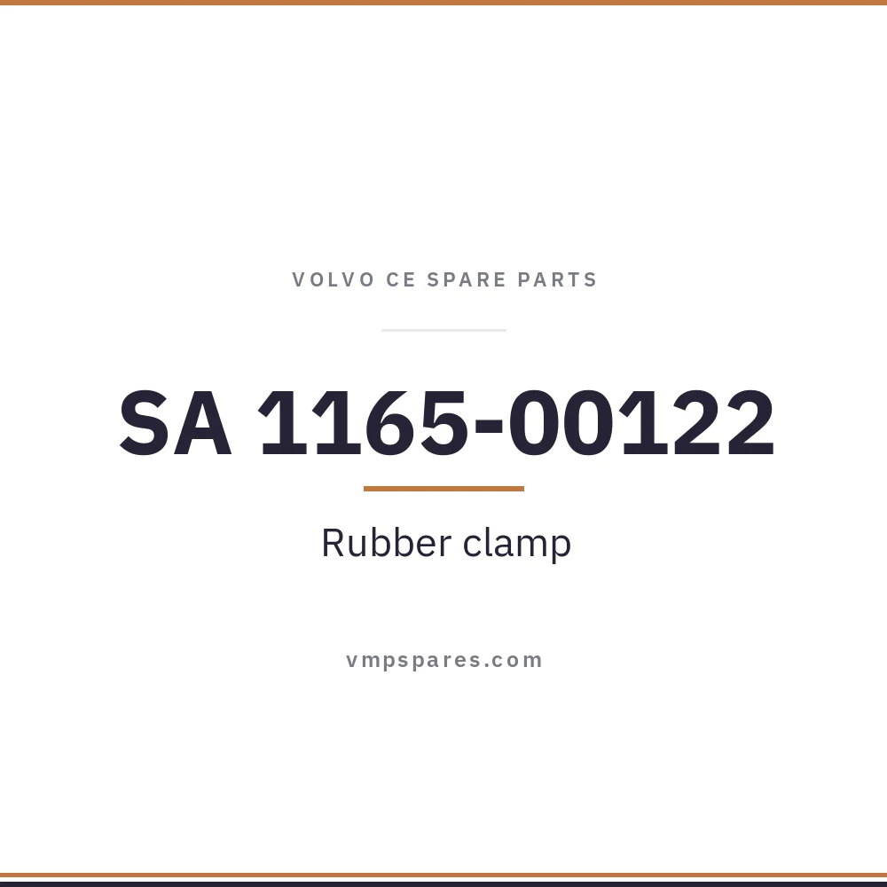 SA 1165-00122 – Rubber clamp