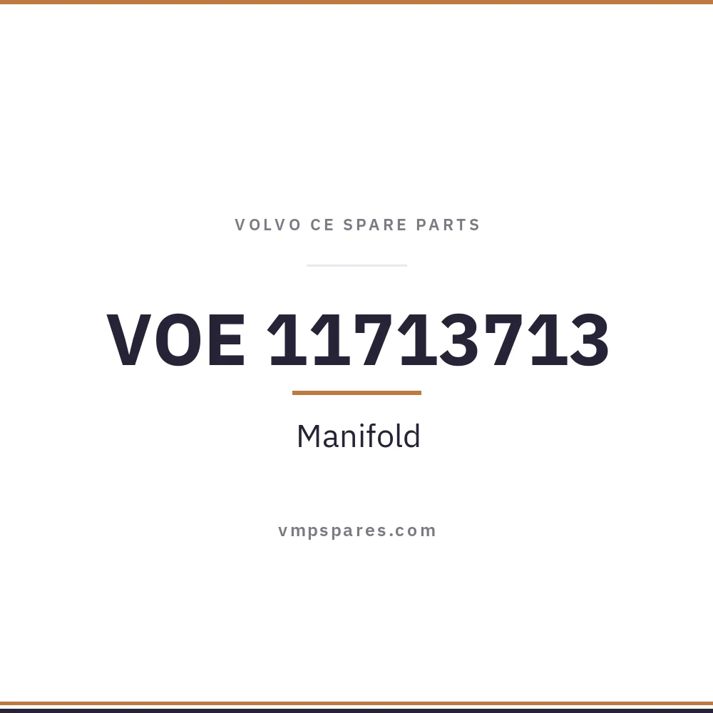 VOE 11713713 – Manifold