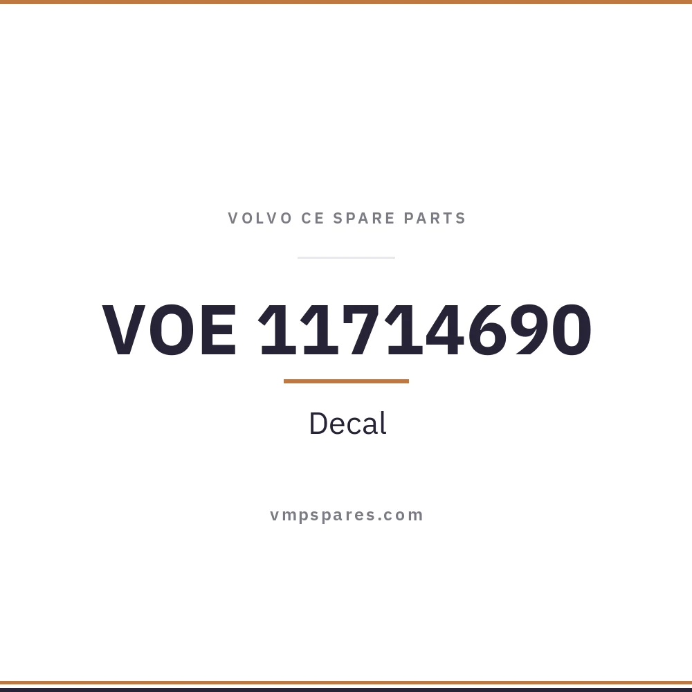 VOE 11714690 – Decal