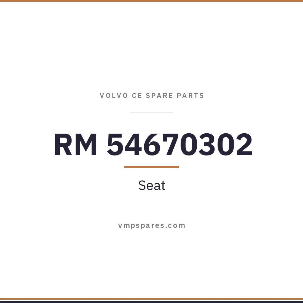RM 54670302 – Seat