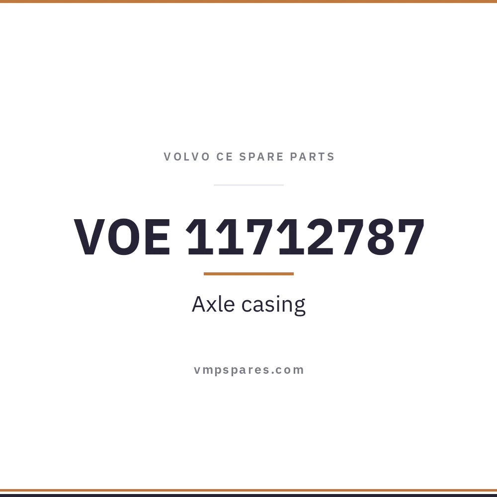 VOE 11712787 – Axle casing