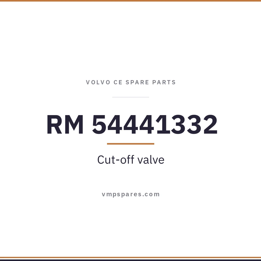 RM 54441332 – Cut-off valve