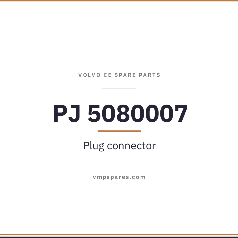 PJ 5080007 – Plug connector