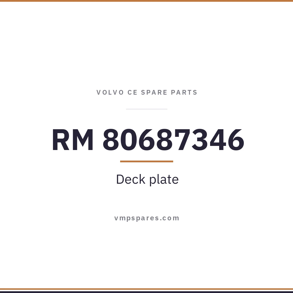 RM 80687346 – Deck plate