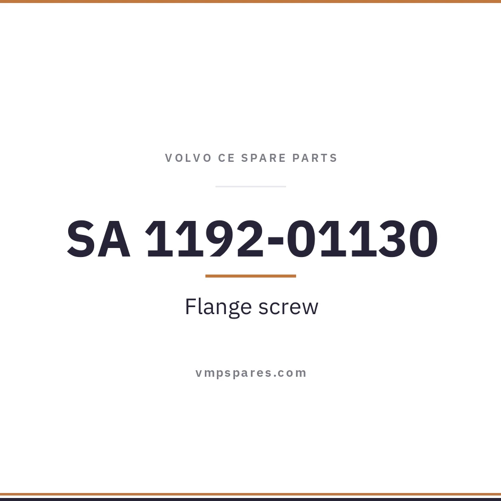 SA 1192-01130 – Flange screw