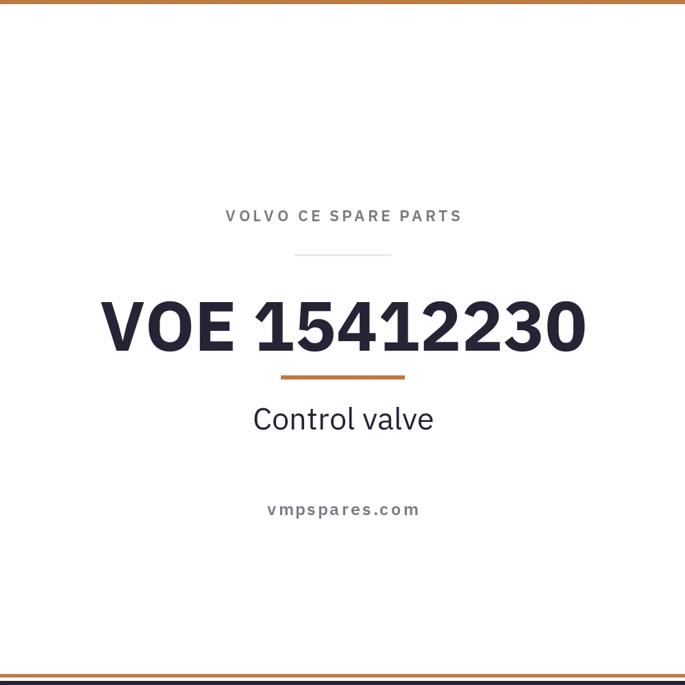 VOE 15412230 – Control valve