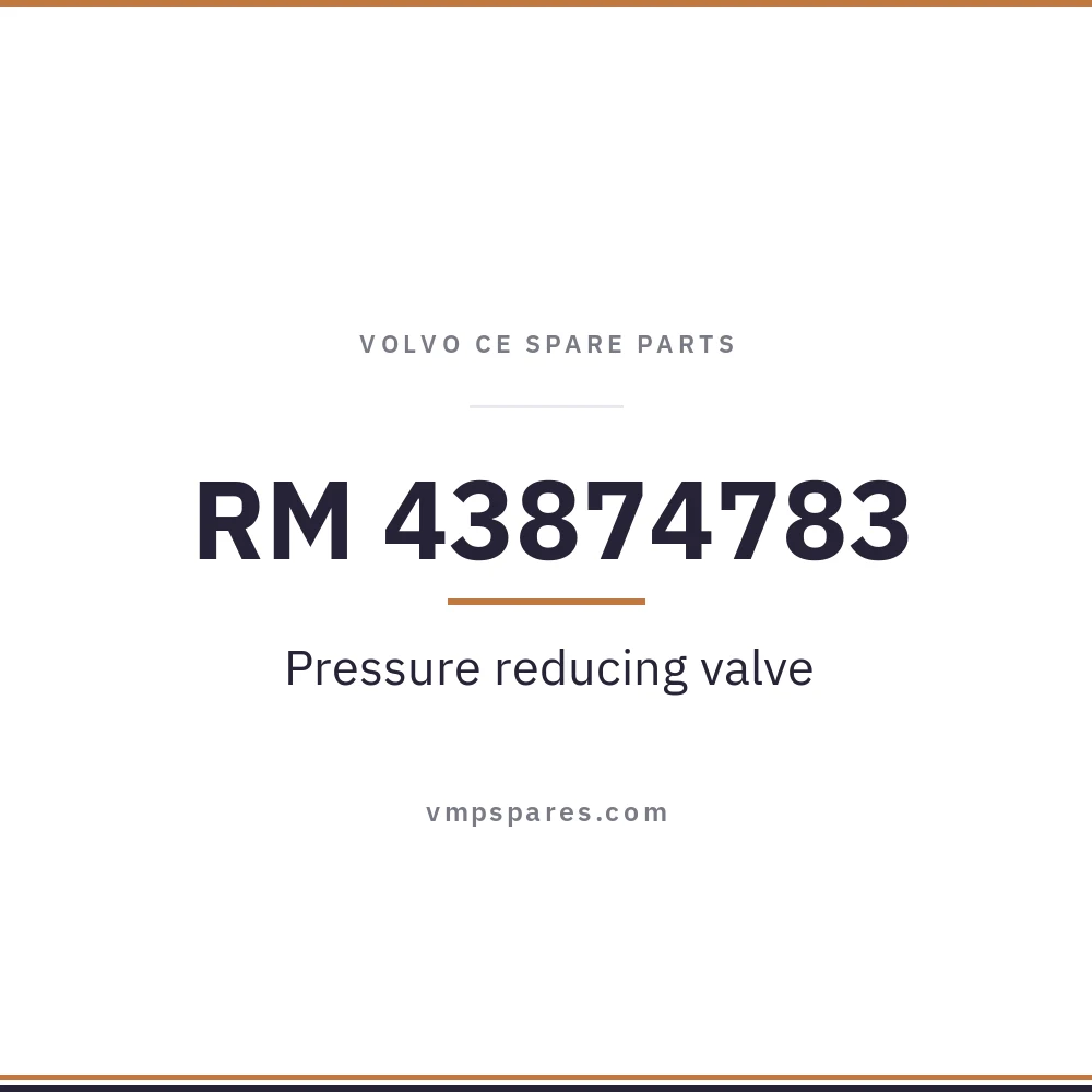 RM 43874783 – Pressure reducing valve