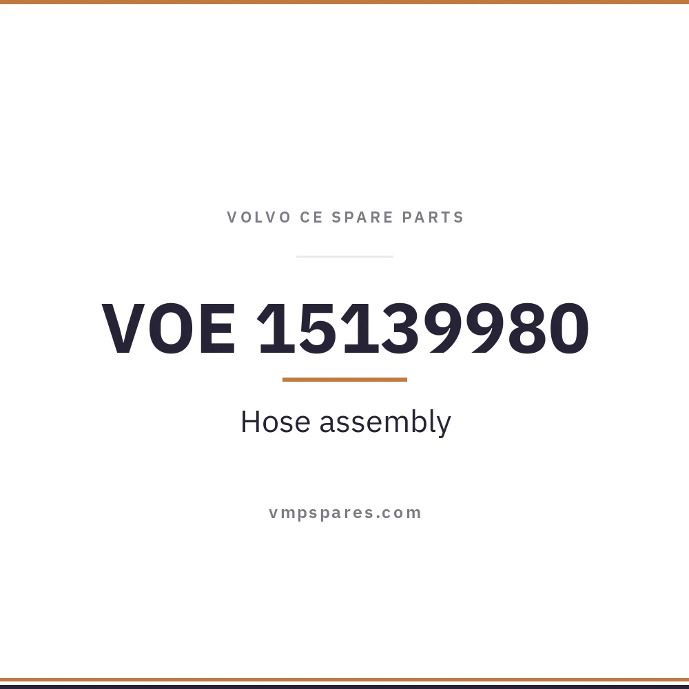 VOE 15139980 – Hose assembly