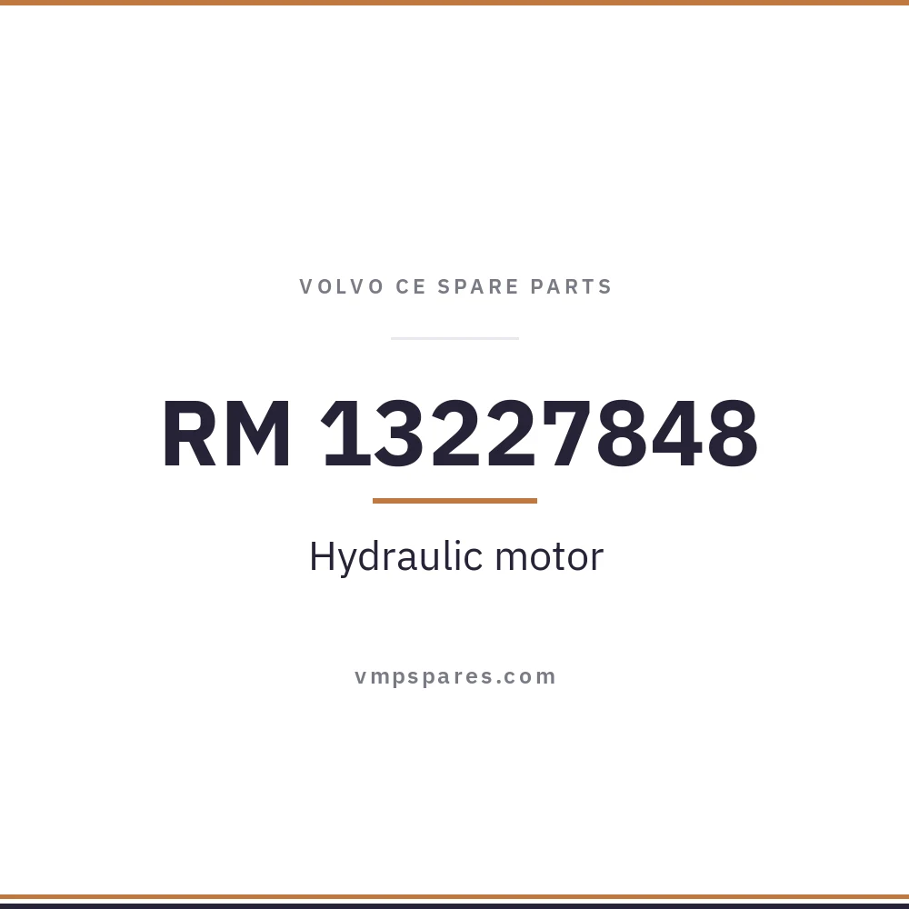 RM 13227848 – Hydraulic motor