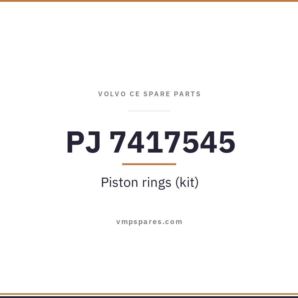 PJ 7417545 – Piston rings (kit)