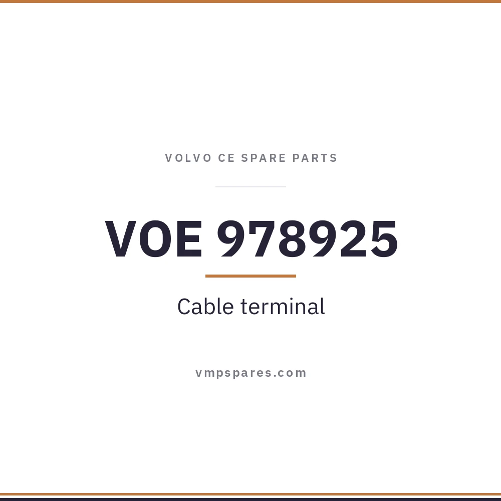 VOE 978925 – Cable terminal
