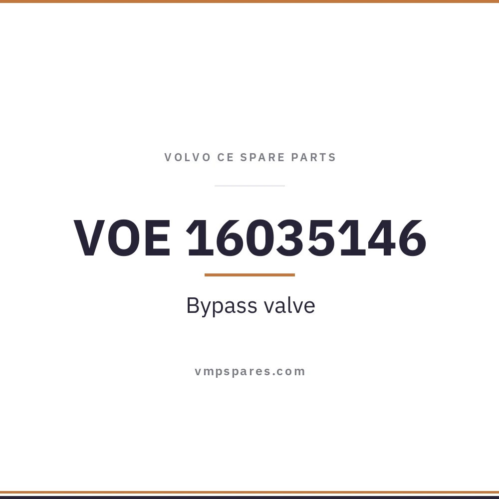 VOE 16035146 – Bypass valve