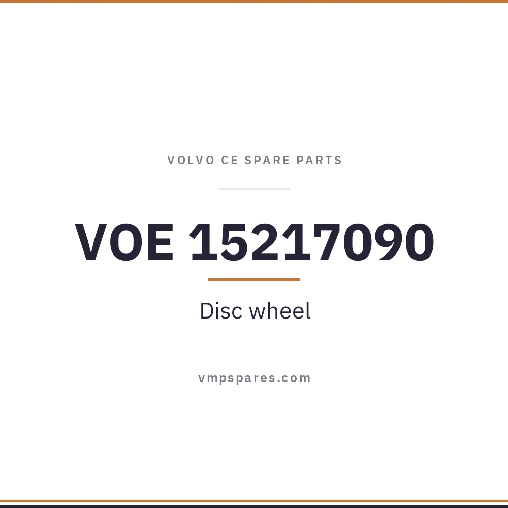 VOE 15217090 – Disc wheel