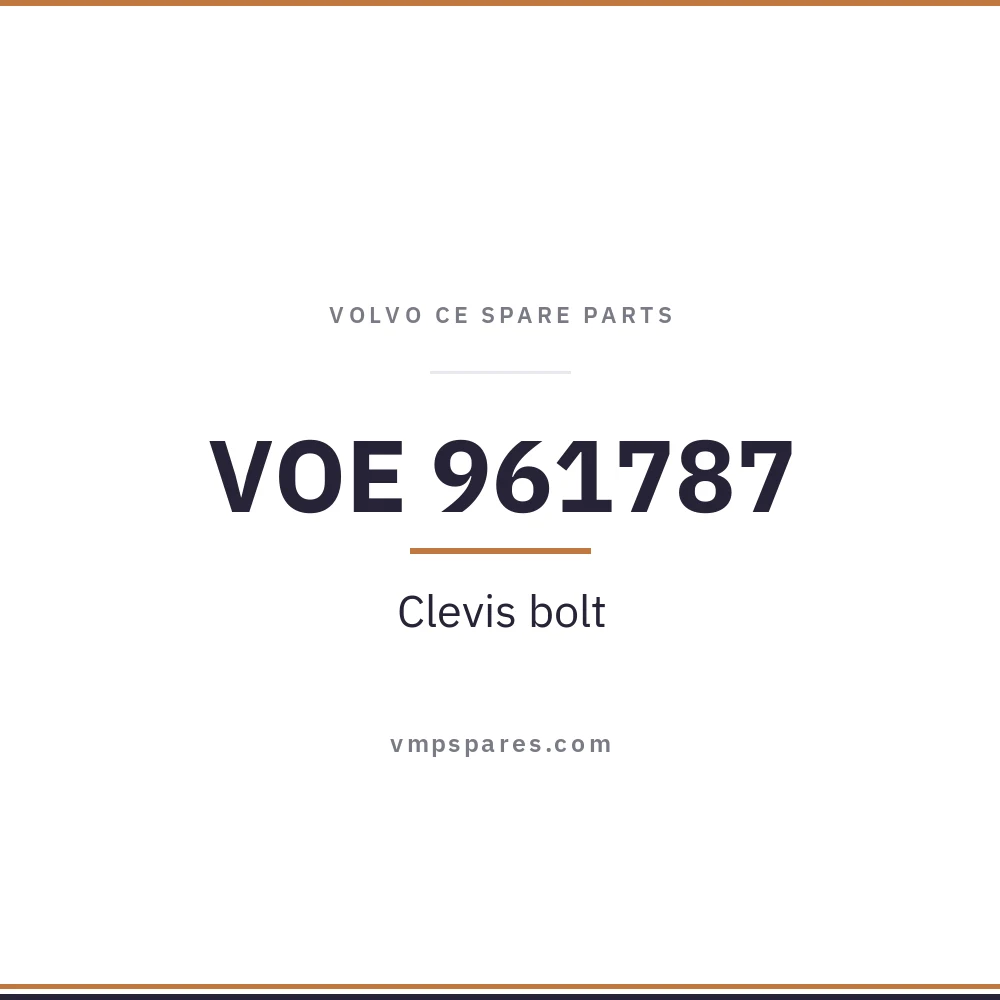VOE 961787 – Clevis bolt