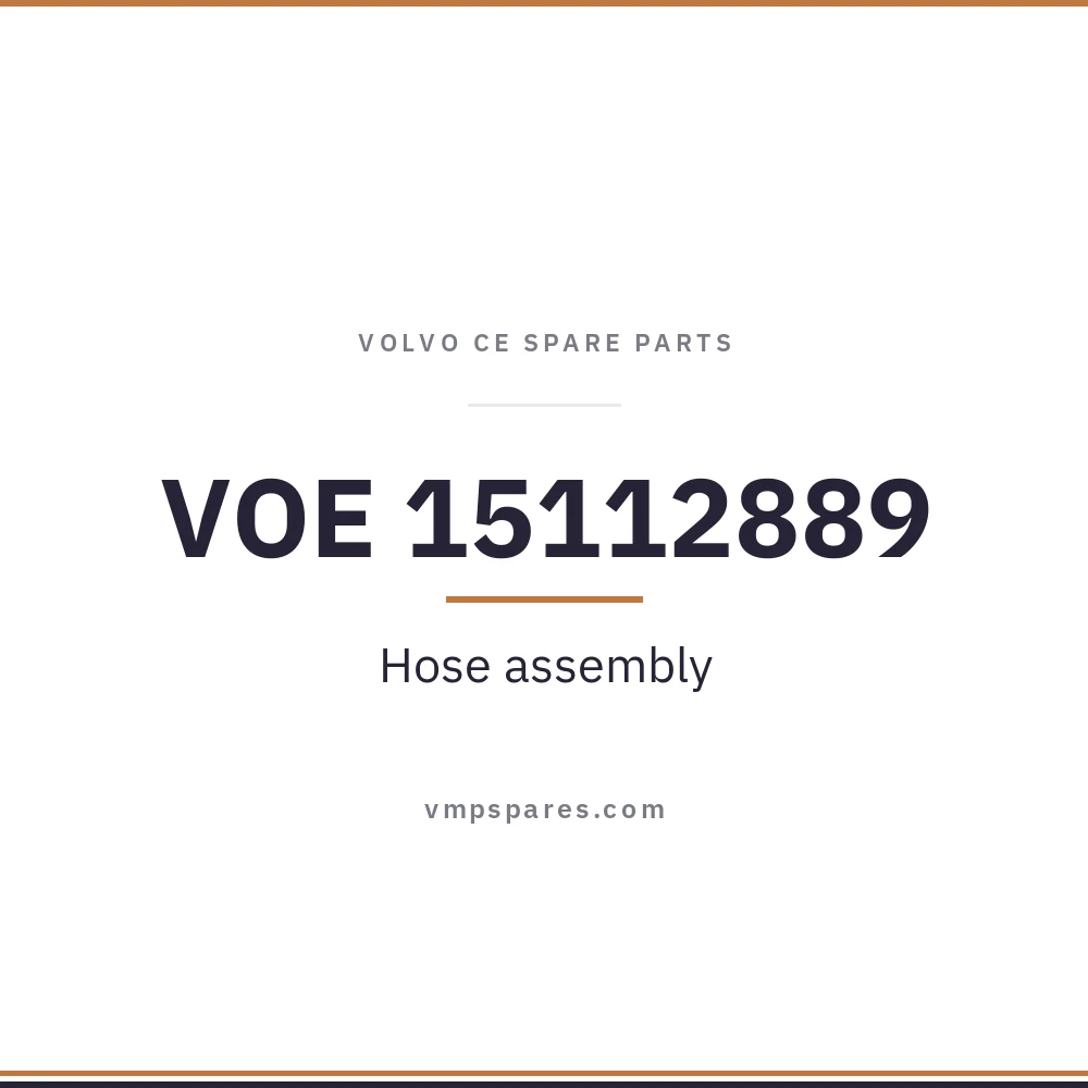 VOE 15112889 – Hose assembly
