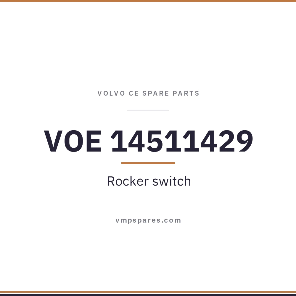 VOE 14511429 – Rocker switch