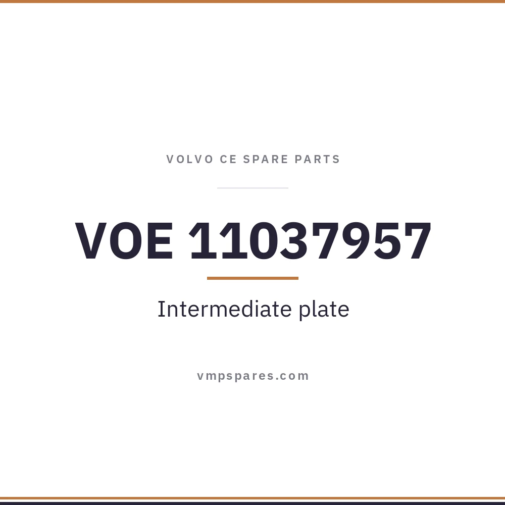 VOE 11037957 – Intermediate plate