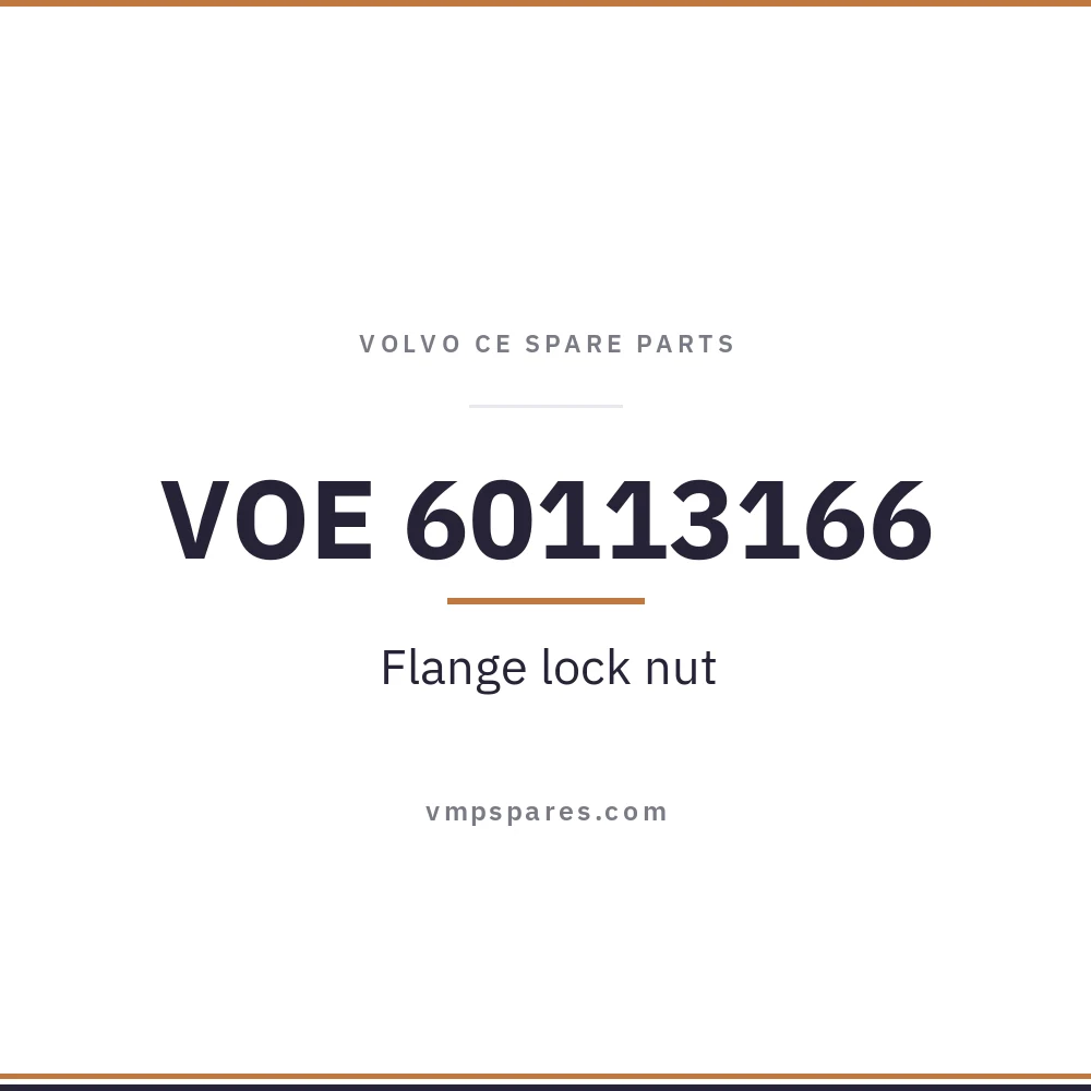 VOE 60113166 – Flange lock nut