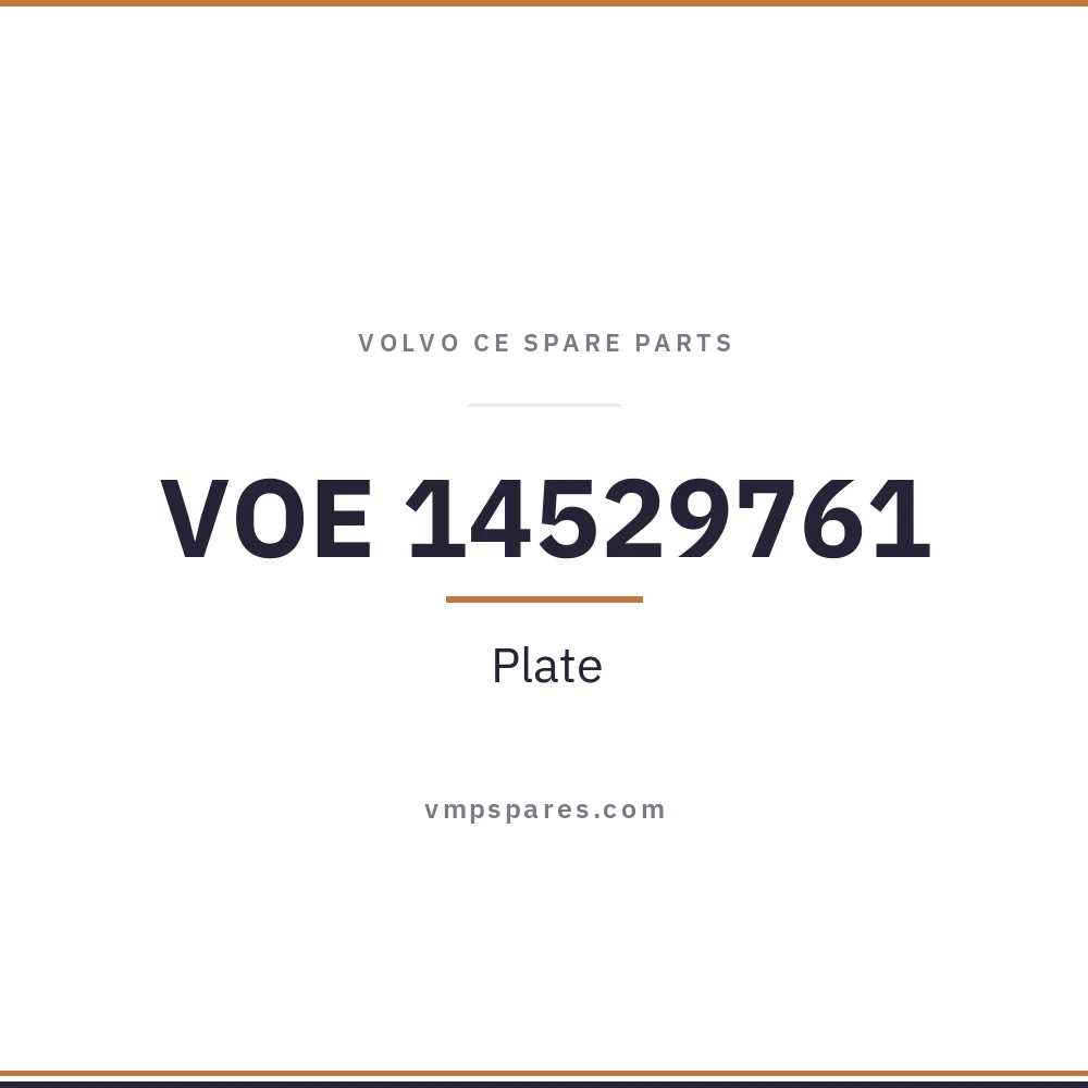 VOE 14529761 – Plate