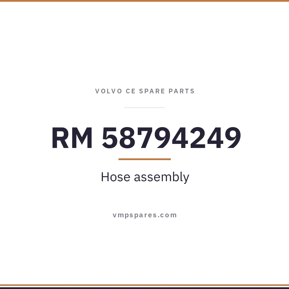 RM 58794249 – Hose assembly