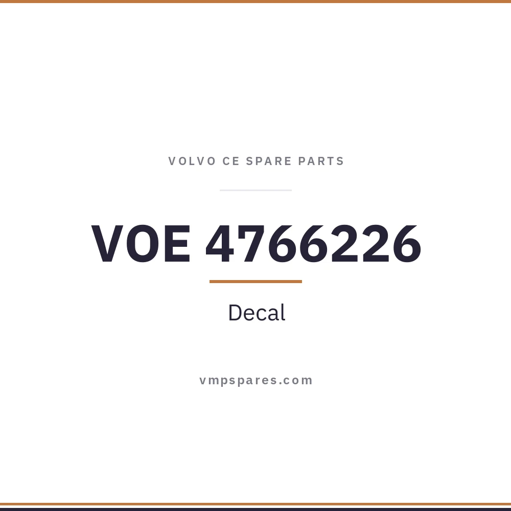 VOE 4766226 – Decal