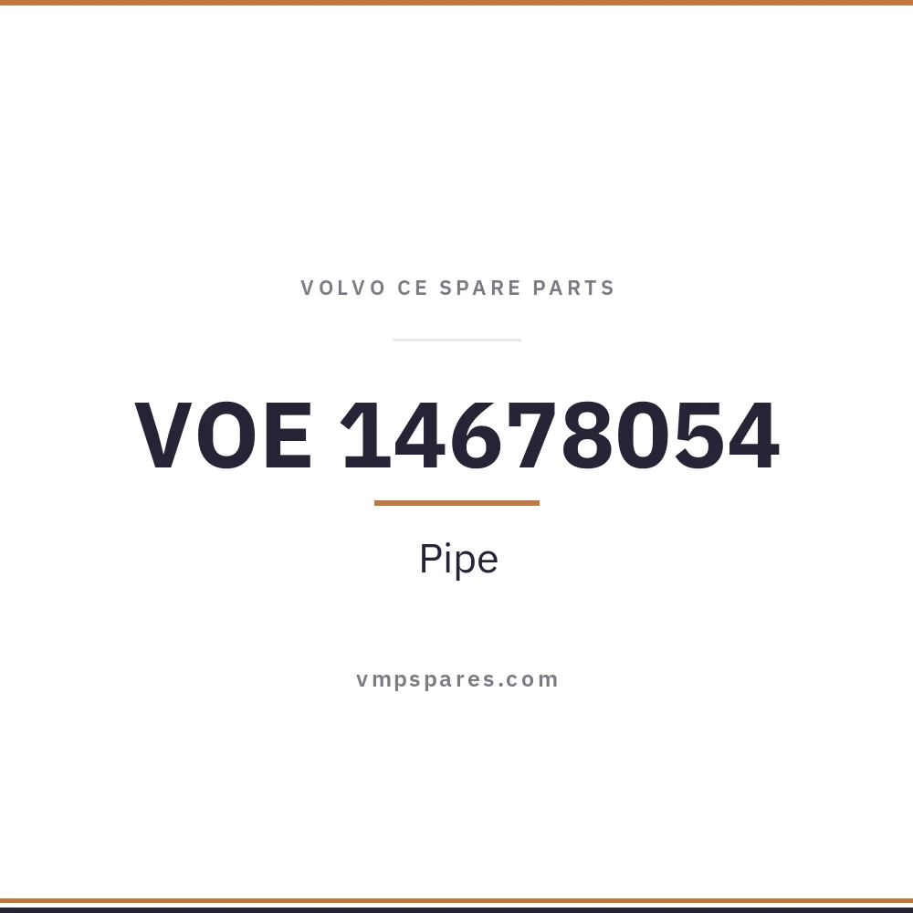 VOE 14678054 – Pipe