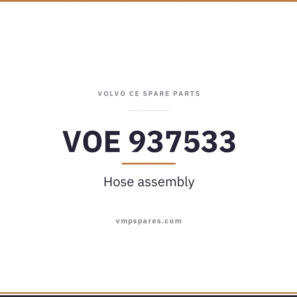 VOE 937533 – Hose assembly