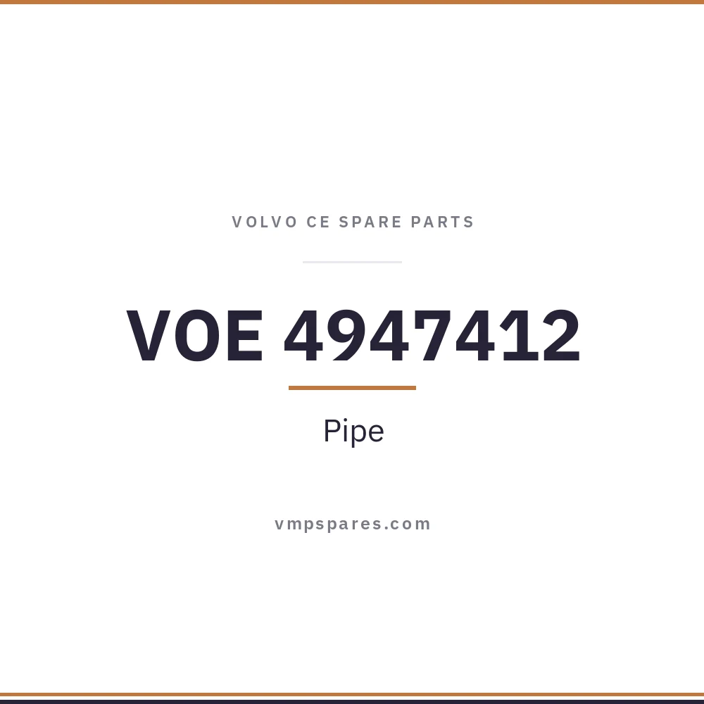 VOE 4947412 – Pipe