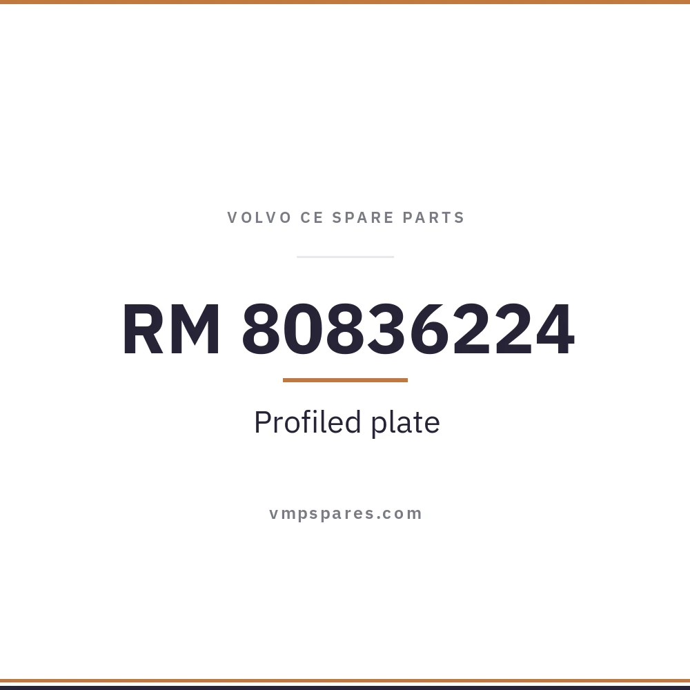 RM 80836224 – Profiled plate