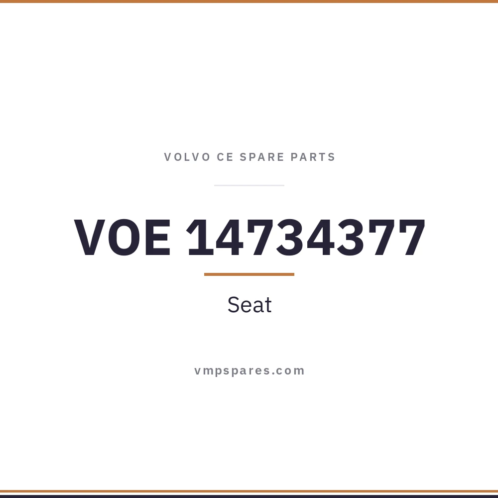 VOE 14734377 – Seat