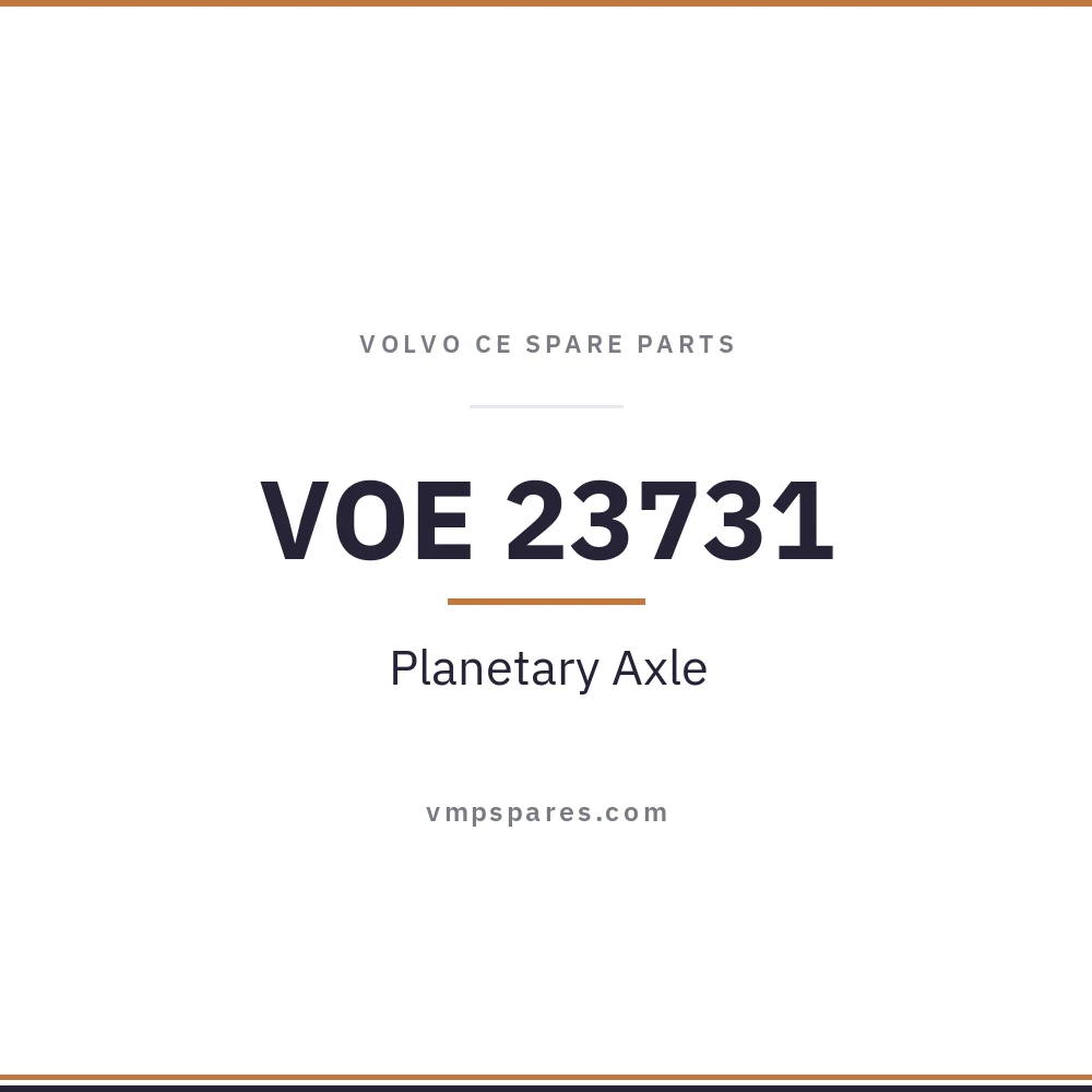VOE 23731 – Planetary Axle