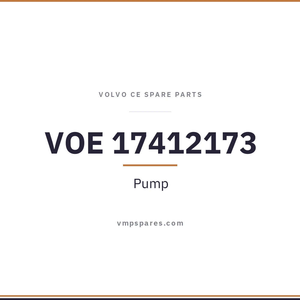 VOE 17412173 – Pump