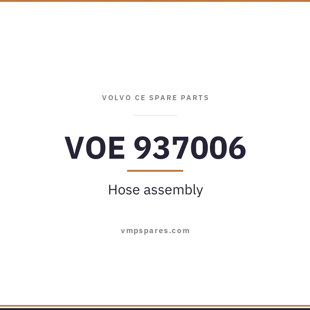VOE 937006 – Hose assembly