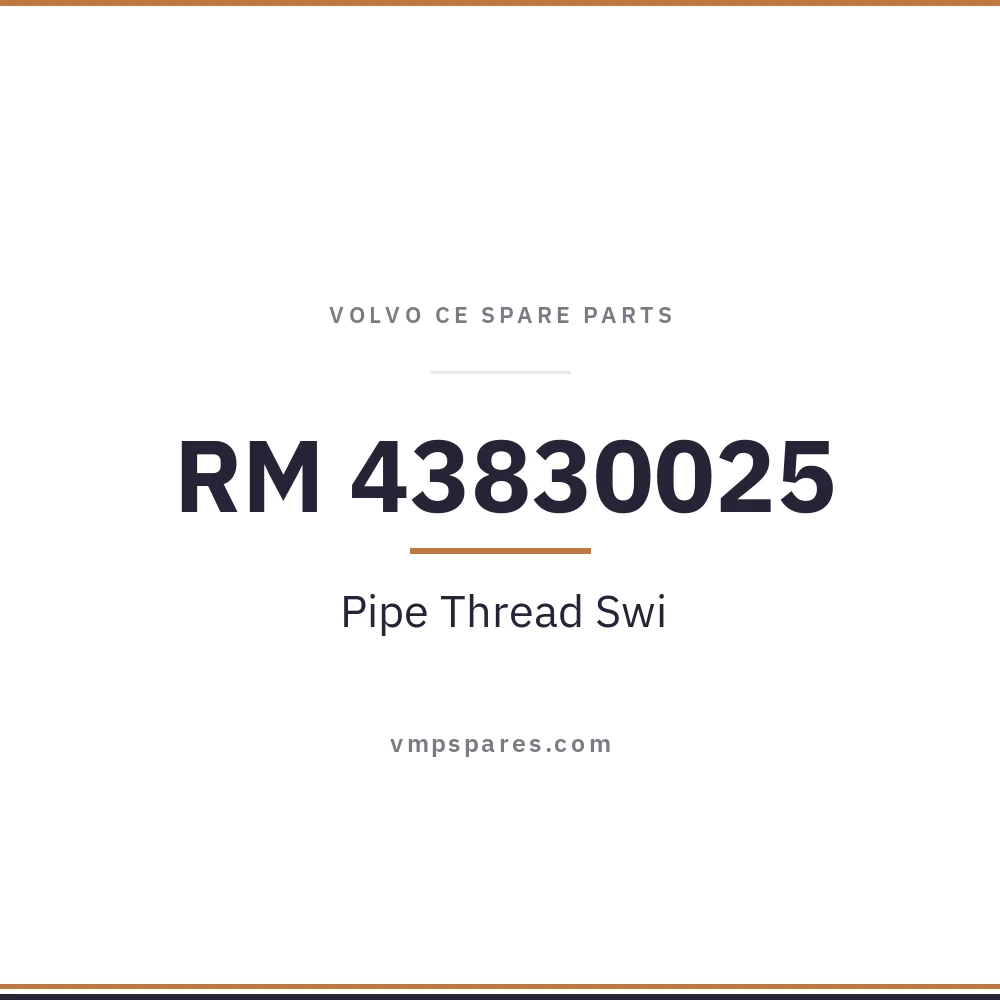 RM 43830025 – Pipe Thread Swi