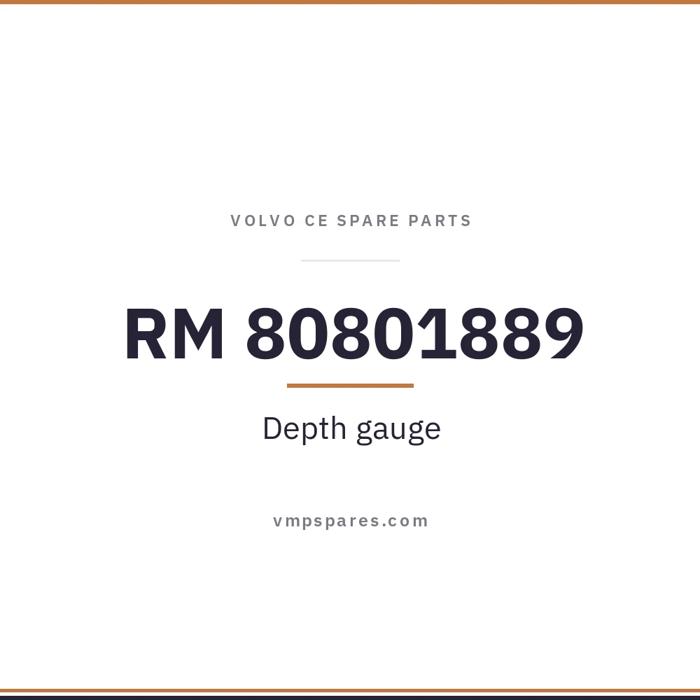 RM 80801889 – Depth gauge