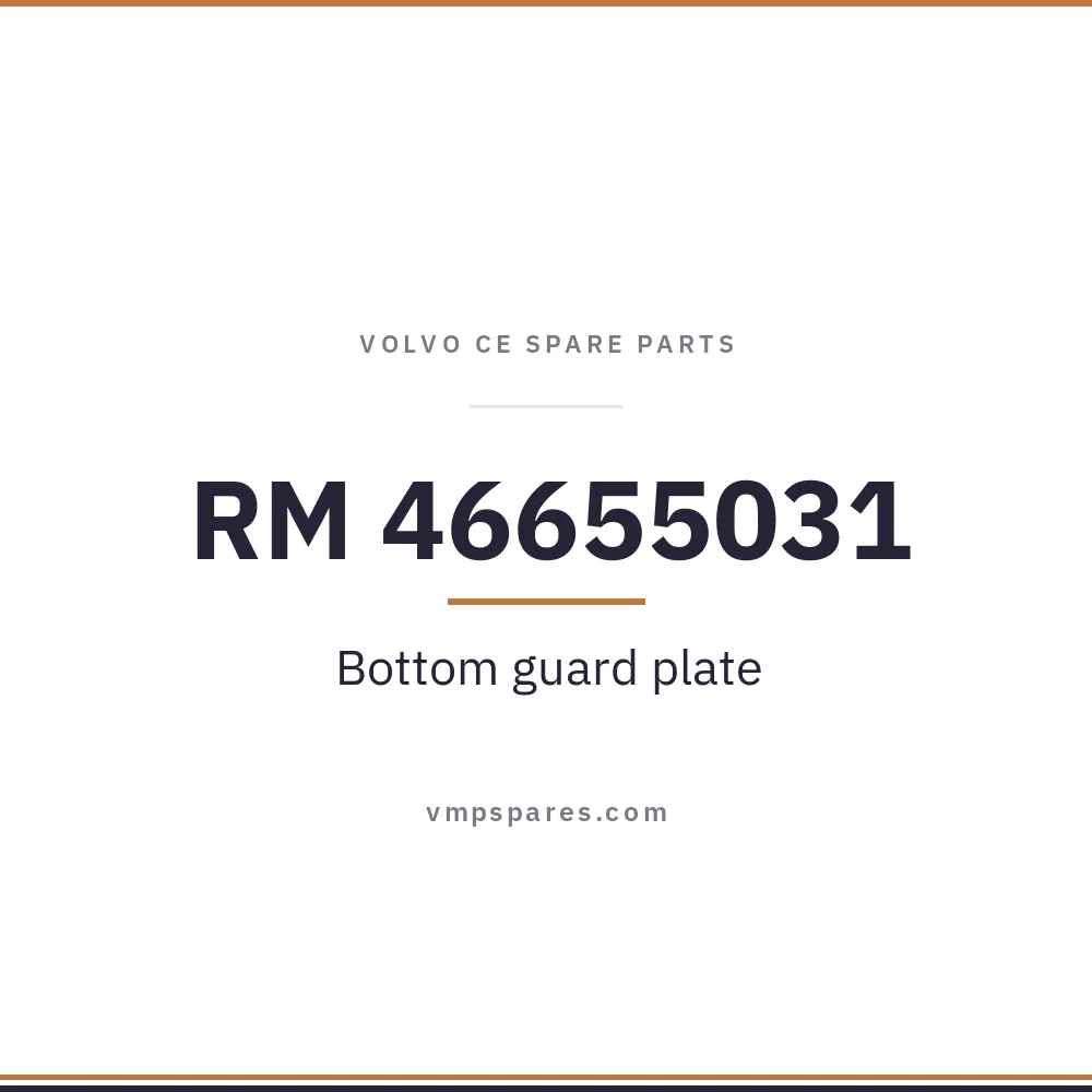 RM 46655031 – Bottom guard plate