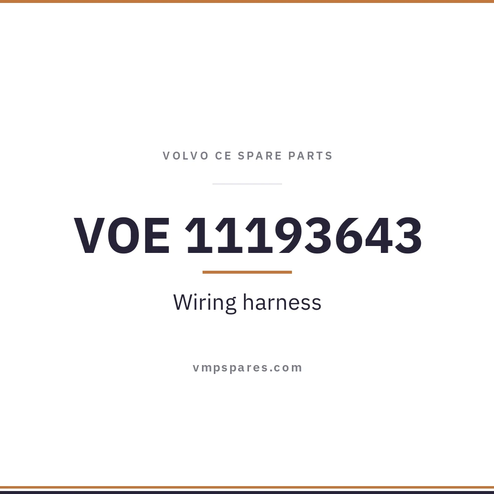 VOE 11193643 – Wiring harness