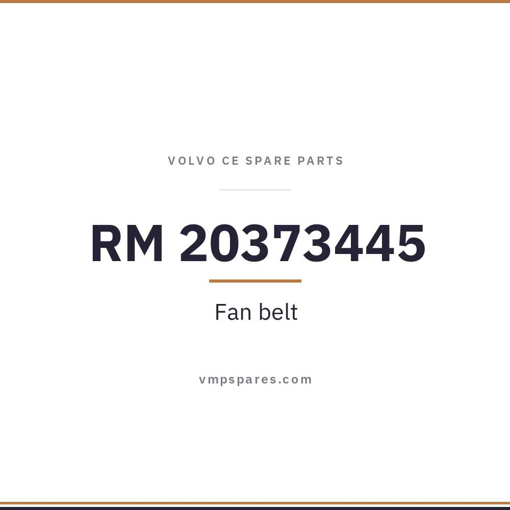 RM 20373445 – Fan belt