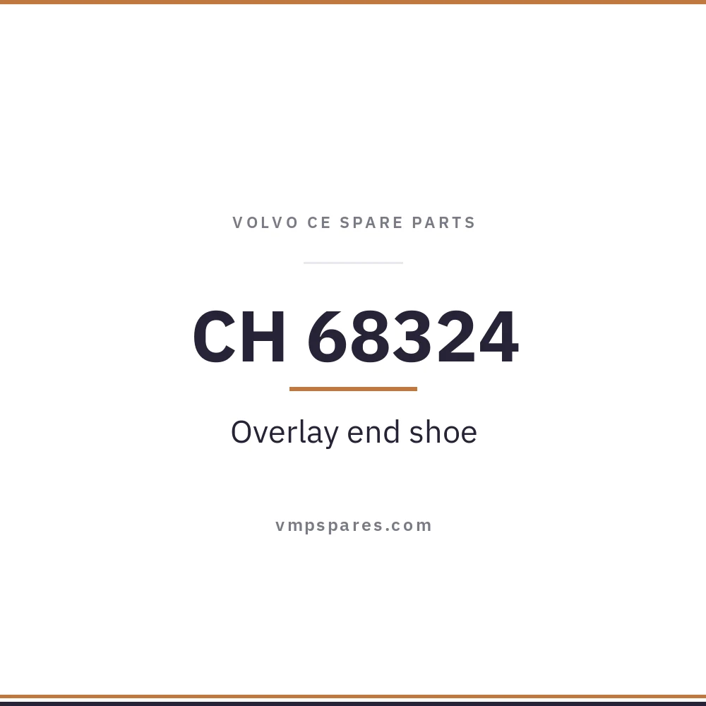 CH 68324 – Overlay end shoe