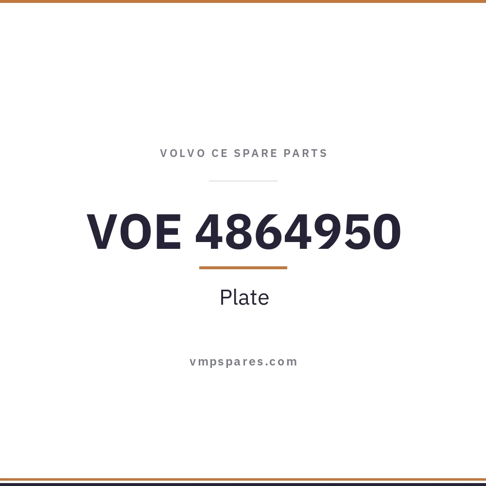 VOE 4864950 – Plate