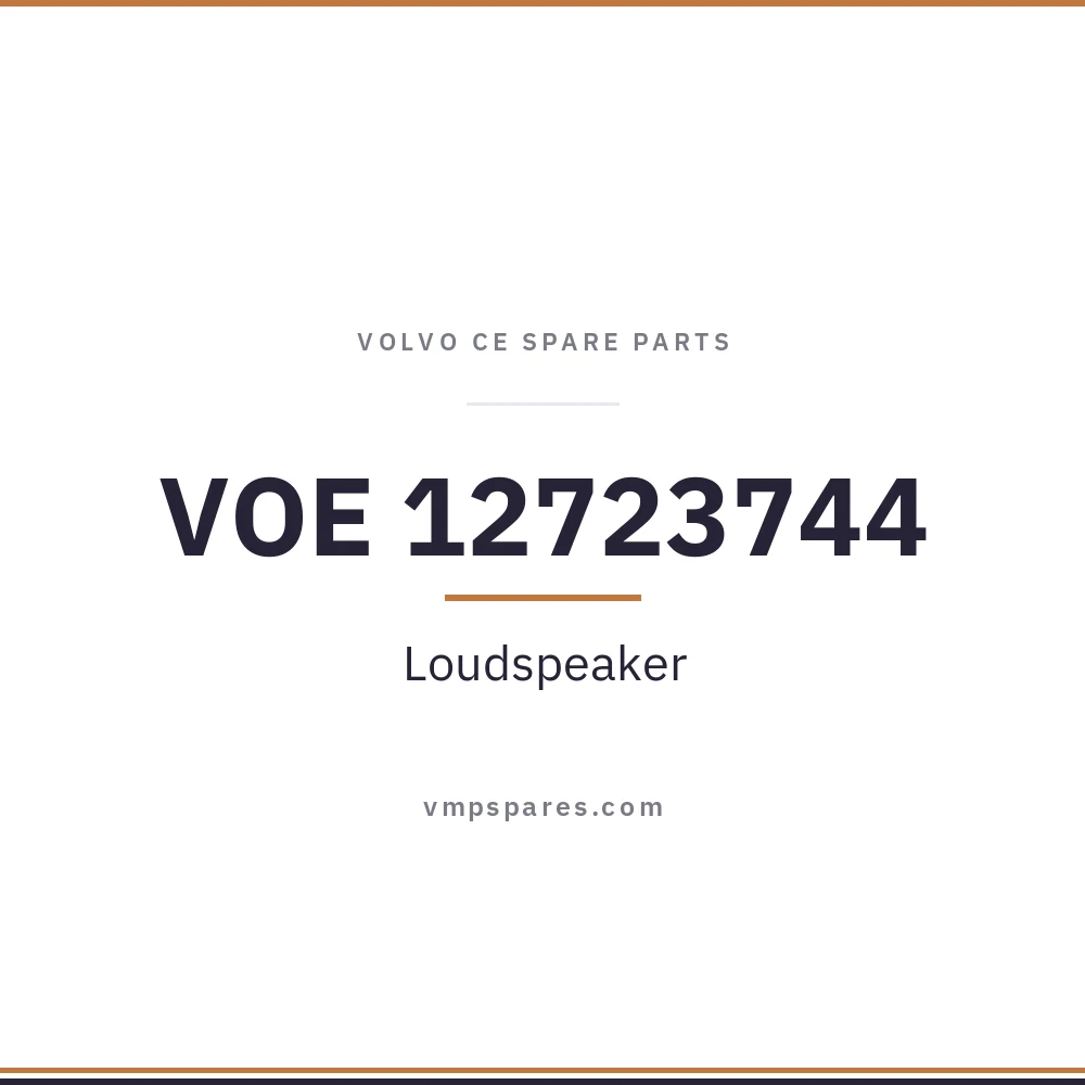 VOE 12723744 – Loudspeaker