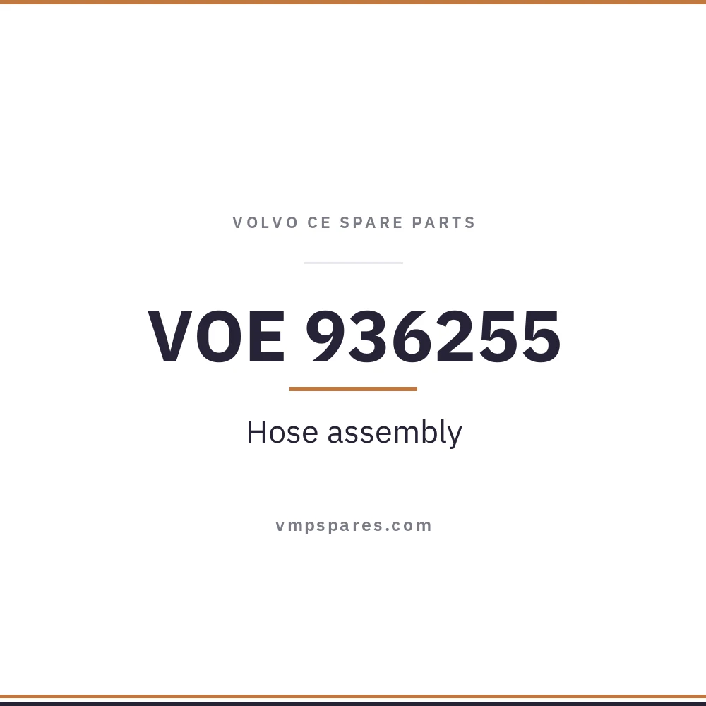 VOE 936255 – Hose assembly