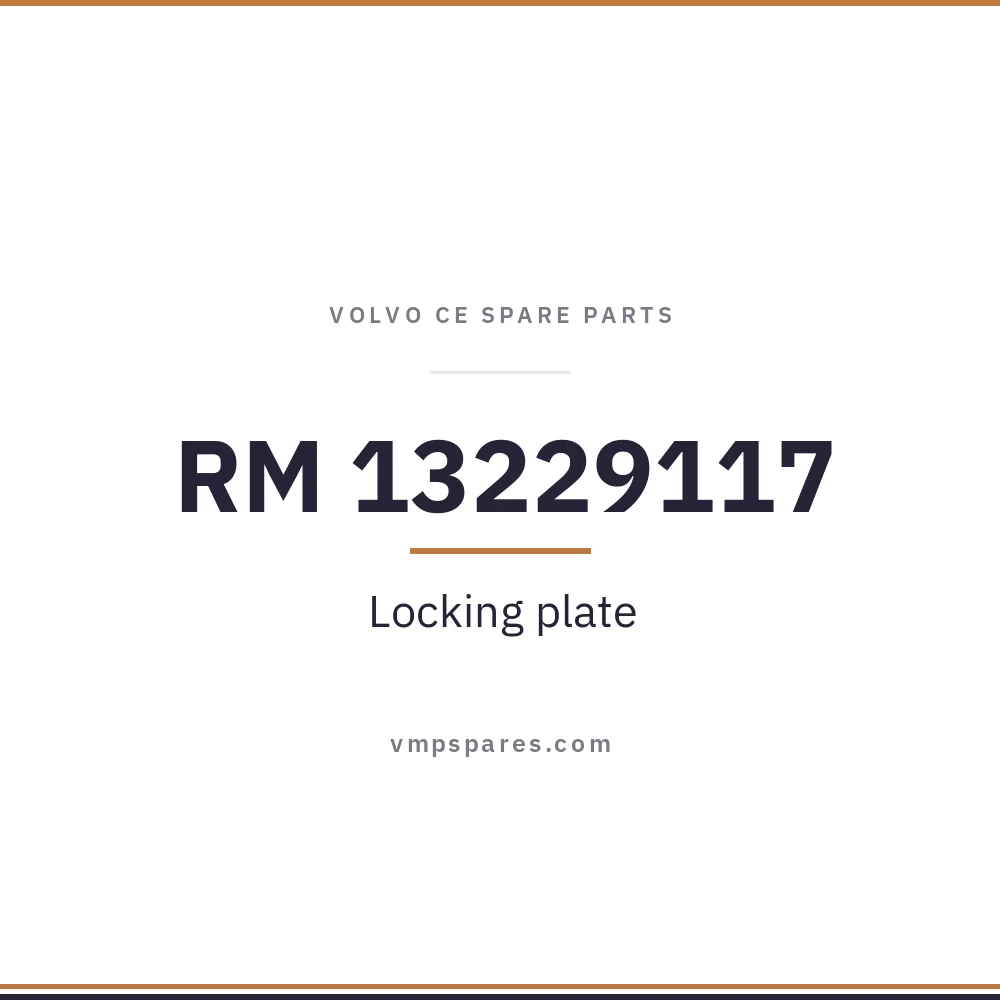 RM 13229117 – Locking plate