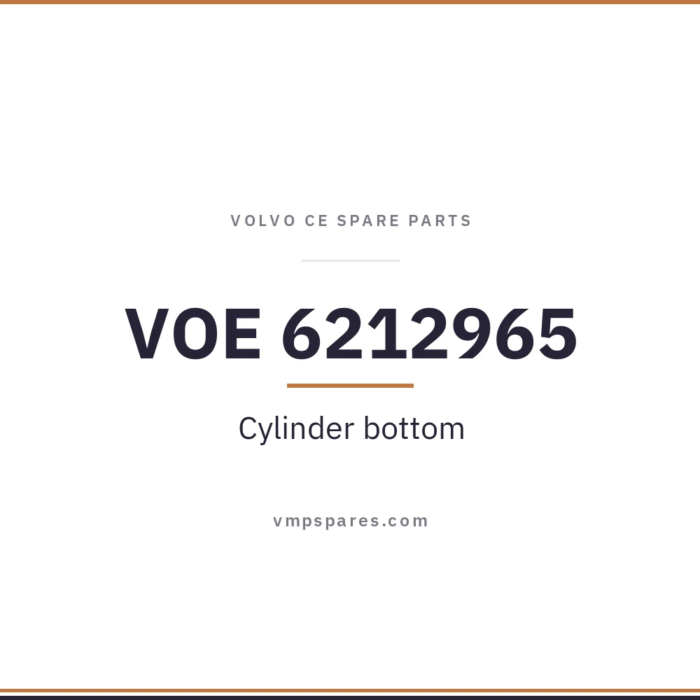 VOE 6212965 – Cylinder bottom
